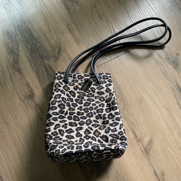 Vintage 90s dead stock Nine West Purse NWT Nylon Cheetah Leopard Animal Print